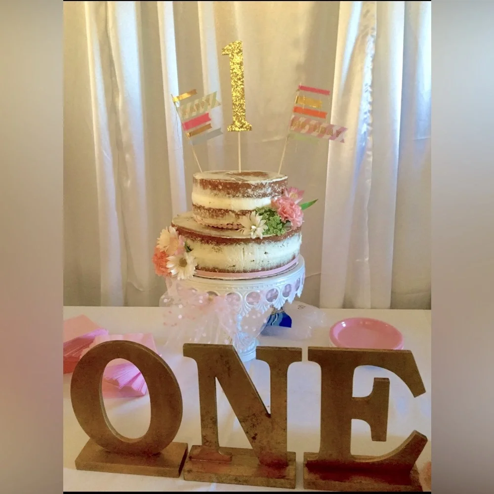 Party Marquee Letters for a “ONE” year olds Birthday 🥳